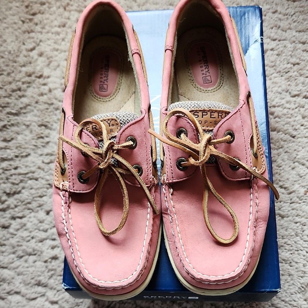 Sperry Pink Boat Shoes